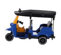 ULTECHNOVO Modelo de Triciclo Vintage de Adorno Retro Clásico para Decoración de Hogar y Oficina Miniatura Ligera Resistente Estilo Antiguo Azul