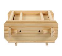 ULTECHNOVO Molde de Madera para Hacer Tofu Casero 16X12X9 CM Herramienta para Prensar Cuajada de Soja Caja Moldeadora Reutilizable para Cocina Doméstica Prensa Artesanal sin Accesorios