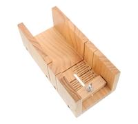 ULTECHNOVO Molde Herramienta Precisa y Resistente de Madera Ranuras Dobles para Cortar Jabón para Fabricación Artesanal y Uso Profesional en Elaboración de Jabón