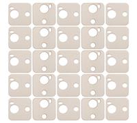 ULTECHNOVO Organizador de Hilo de Bordar Madera Natural 100 Piezas para Costura y Manualidades, Bandeja Pequeña Portabobinas para Almacenamiento Ordenado y Clasificación de