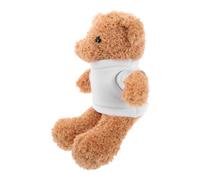 ULTECHNOVO Oso De Peluche Suave con Transferencia De Calor para Manualidades De Sublimación para Navidad Recién Nacidos Fiestas Cumpleaños Y Más