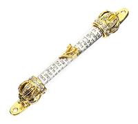 ULTECHNOVO Para Poste De Puerta Biblia Mezuzá Judía De Metal Decoración Mitzvá Religiosa para Puerta Exterior para Colgar El Lado Derecho