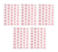 ULTECHNOVO Parches Antiacné en Forma de Estrella 5 Piezas Rojos Adhesivos Invisibles y Portátiles Control de Granos Rostro Compatibles Maquillaje Reducción de Cicatrices Cuidado Facial