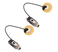 ULTECHNOVO Pastilla Kalimba Adhesiva Piezoeléctrica de 13 Cm, 2 Unidades, Captación de Sonido para Instrumentos de Cuerda, Transductor de Micrófono de Contacto para Kalimba y Ukelele,