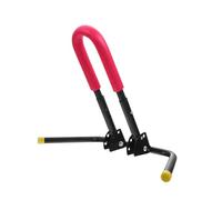 ULTECHNOVO Pata de Cabra para Bicicleta Roja de Metal Ajustable Resistente | Soporte Lateral para Ruta y Plegable, Anti Presión, No se Oxida, Uso Infantil, Caballete Bici