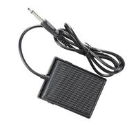 ULTECHNOVO Pedal de Sustain para Teclado y Piano Electrónico Pedal de Pie Negro Base Antideslizante Compatible Sintetizadores E Instrumentos Eléctricos