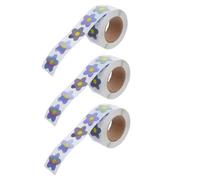 ULTECHNOVO Pegatinas de Recompensa Flores Holográficas Brillantes, 1500 Unidades Autoadhesivas Resistentes al Agua, Rollo de Pegatinas Motivacionales para Aula, Manualidades y Educación