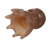 ULTECHNOVO Peine De Masaje De Cuerno De Yak Natural Para Mujeres 1 Unidad Tamaño Pequeño Masajeador Cuero Cabelludo Circulación Sanguínea Relajante Uso Diario