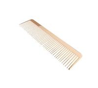 ULTECHNOVO Peine de Metal Portátil para Cortar el Pelo 1 Unidad Tamaño Compacto Resistente Antielectrostático para Peluquería Uso Personal y Viaje Color Dorado