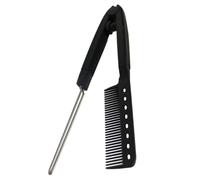 ULTECHNOVO Peine para Alisar el Cabello Cepillo Alisador de Peluquería Forma de V Herramienta Compacta de Plástico Duradero para Peinar y Desenredar en Viajes y Casa