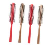 ULTECHNOVO Peines Cabello de Salón Redondos 4 Unidades Tamaño Mediano Antienredos sin Electricidad Estática Unisex Uso Diario Cuidado Profesional Color Aleatorio