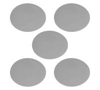 ULTECHNOVO Película de Corrección para Luces LED Redonda de 100mm, 5 Láminas Negras para Lámparas Empotradas y Focos, Filtro Difusor de Gel para Ambiente, Iluminación Temática y Decoración