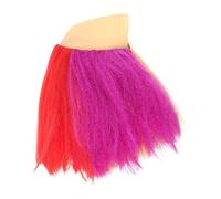 ULTECHNOVO Peluca de Colores para Carnaval y Halloween, Ligera y Cómoda Diseño Vibrante, Adecuado para Fiestas y Actuaciones Cómicas en Escenario