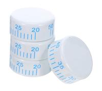 ULTECHNOVO Perilla de Control de Temperatura para Frigorífico 4 Unidades Tapa de Agarre Blanca Dial Giratorio para Termostato Accesorio Compatible para Ajuste Preciso en Congeladores y