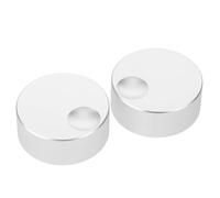 ULTECHNOVO Perillas de Potenciómetro de Aluminio 32x13 Mm, Perillas Giratorias Sólidas para Control de Volumen y Tono, Repuestos Compatibles Guitarra Eléctrica, Paquete de 2 Piezas, Color