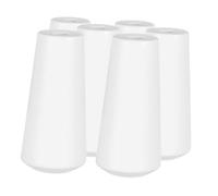 ULTECHNOVO Perillas para Persianas De Madera 6 Unidades Color Beige Claro Accesorios De Tirador De Repuesto para Cortinas Funcionales para Interior y Exterior