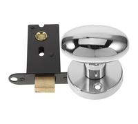 ULTECHNOVO Pestillo de Puerta Oculto Cerradura Invisible Lado Acero Inoxidable Plata Diseño Antirrobo Doble Cilindro para Puerta Cierre