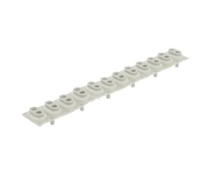ULTECHNOVO Pieza de Silicona Conductora para Reparación de Teclado Electrónico de 12 Teclas, Almohadilla para Piano Digital, Compatible Múltiples Entornos desde Hogar hasta Escuelas