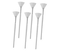ULTECHNOVO Pinceles Aplicadores de Mascarilla Facial y Forma de Abanico Set de 6 Diseño Ergonómico para Cuidado Diario y Profesional Piel
