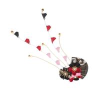 ULTECHNOVO Pinza Pelo Estilo Japonés con Borlas Accesorios con Diseño de Flores para Bodas y Cosplay de Mujer
