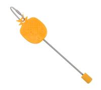 ULTECHNOVO Porta Frutas para Loros de Acero Inoxidable y Abs, Comedero Decorativo y Funcional para Jaulas, Seguro para Lavavajillas, Accesorio Adecuado para Alimentación de Pájaros