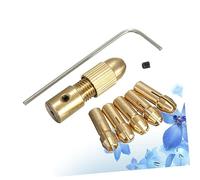ULTECHNOVO Portabrocas De Sujeción Automática Pinza De Latón Pinza De Herramienta Rotativa Clip De Perforación Miniatura Pinzas De Taladro De Latón
