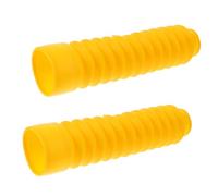ULTECHNOVO Protector de Horquilla y Fácil de Limpiar para Motocicleta de Goma Amarilla Bota de Horquilla Protección Completa para Moto de Cross