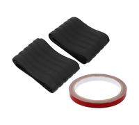 ULTECHNOVO Protector de Parachoques Trasero de Coche de Goma Negra, 90 Cm, 2 Piezas, Adhesivo Antirrayaduras, Flexible, Accesorio para Protección y Decoración del Paragolpes Trasero