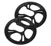 ULTECHNOVO Protector de Plato Bicicleta 42 Dientes 2 Unidades Cubierta para Juego de Bielas y Rueda de Cadena Compatible Bici Montaña Piñón Fijo Robusto Resistente para Ciclismo al Aire