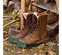 ULTECHNOVO Protector de Puntera de Silicona Verde para Zapatos de Seguridad Cubrebotas Antidesgaste y Protector Metatarsiano Externo para Obras Fábricas y Uso Laboral Par de Cubrezapatos