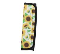 ULTECHNOVO Protectora De Cinturón De Automóvil Almohadilla De Hombro Accesorio De Diseño De Girasoles Para Mujeres Comodidad y Estilo Cada Viaje
