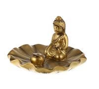 ULTECHNOVO Quemador De Incienso De Buda Sarira Incensario Decorativo De Cerámica Coloreada Soporte para Aromaterapia Diseño Elegante Adorno Hogar Adecuado para Relajación y