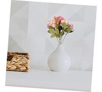 ULTECHNOVO Ramo Artificial de Cabezas de Flor Imitación para Decoración de Bodas y Hogar Ramo DIY Color Rosa Flor Falsa Realista y Colorida para Manualidades