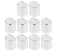 ULTECHNOVO Reemplazo de Tapas para Botellas de Loción Facial 10 Piezas 24 MM Tapones a Presión para Botes Rellenables de Champú y Gel Cosmético