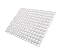 ULTECHNOVO Rejilla para Jaula de Conejos y Cobayas con Orificios Redondos, Material PP Blanco, Fácil Instalación y Reduce Problemas Patas, Adecuado para Jaulas Interiores
