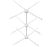 ULTECHNOVO Rejilla para Secar Fondant Plegable de 3 Niveles, Estante de Secado para Flores de Pasta de Goma, Soporte Doméstico para Secar y Moldear Flores Decorativas, Herramienta