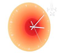 ULTECHNOVO Reloj de Pared Redondo de Acrílico Decorativo Ligero y Versátil para Oficina y Salón Diseño Elegante para Colgar o Sobremesa