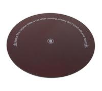 ULTECHNOVO Repuesto de Placa de Vidrio Microcristalino para Cocina de Inducción y Vitrocerámica Panel Negro Circular de 205 MM Placa Calefactora Resistente al Calor para Hornos de Cocina