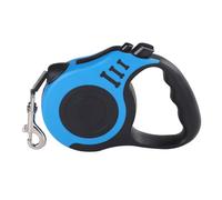 ULTECHNOVO Retráctil Automática Mango Grande Antideslizante para Perros y Resistente al Desgaste, Nylon y Aleación, Color Azul, Adecuado para Paseos Seguros