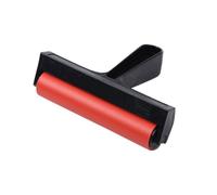 ULTECHNOVO Rodillo de Tinta Herramienta de Pintura Roja, para Estampación | Rodillo de Pegamento y Tinta, Plástico Flexible, Cobertura Amplia, Útil para Impresión y Trabajos Creativos