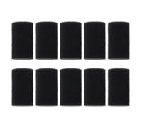 ULTECHNOVO Rollo de Esponja de Prefiltro para Acuario Negro de Algodón, 10 Piezas, Flujo de Agua y Prevención de Residuos para Filtros en Ambientes Marinos Agua Dulce