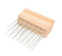 ULTECHNOVO Set de 4 Herramientas de Textura para Pintura Abstracta con Peines Texturizadores de 10 CM Varillas Mezcladoras de Madera para Suministros Artísticos Accesorios Versátiles para