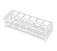ULTECHNOVO Soporte Acrílico para Cubetas de Laboratorio 12 Pocillos 10 MM Organizador Reutilizable para Tubos Estante Estable para Biología Química E Investigación Científica