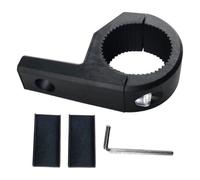 ULTECHNOVO Soporte para Luz de Motocicleta Abs, Abrazadera Ajustable para Manillar, Montaje Compacto para Luces Auxiliares y Barras Led, Accesorio Versátil para Uso en Motos y Vehículos