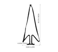 ULTECHNOVO Soporte para Micrófono de Cuello Ajustable Metálico Soporte Colgante para Micrófono Cuerda Accesorio Portátil para Músicos y Adecuado para Discursos y Uso Escenarios