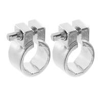 ULTECHNOVO Soporte para Rack de Batería Bloqueo de Memoria 22 MM Abrazaderas para Hardware de Batería Accesorios para Soporte de Tambores Kit de 2 Piezas para Percusión