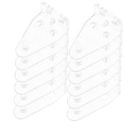 ULTECHNOVO Soportes De Fijación Para Persianas De Plástico Transparente 12 Piezas Repuestos Para Persianas Enrollables Soporte Resistente Venecianas y Horizontales Accesorios Para Instalación El Hogar