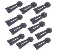 ULTECHNOVO Soportes de Plástico para Marcos de Fotos 20 Piezas, Base Giratoria 360 Grados, Color Negro, Soporte Trasero para Portafotos de Mesa, Adecuado para Decoración y Estilo Aleatorio