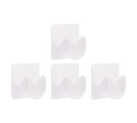 ULTECHNOVO Soportes para Barra de Cortina sin Taladro, Extensión Ajustable en Aluminio, Paquete de 4 Unidades, Montaje Antideslizante para Baño, Hogar y Oficina, Soporte para Botella