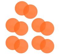 ULTECHNOVO Superposiciones de Gel Profesional para iluminación LED, 30 láminas Autoadhesivas de Color Naranja, 66 mm, Pet, Uso en ambientes de Estudio y Vivienda